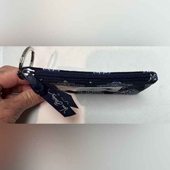 Vera Bradley | Calypso Blue ID holder/keyring/coin purse - Picture 14 of 14